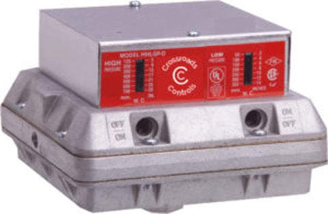 RHLGP-D - High/Low Double Gas Pressure DPDT Switch - Automatic Reset