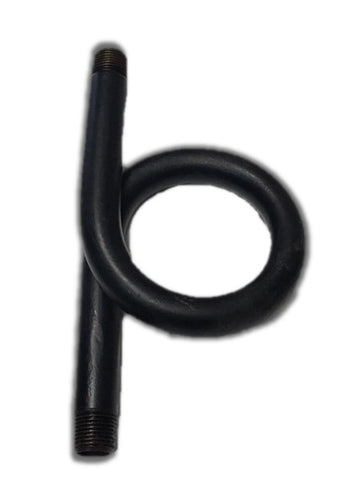 Pigtail - PS-1/2, 1/2"x1/2" MNPT, Carbon Steel, 2000 PSI Rated